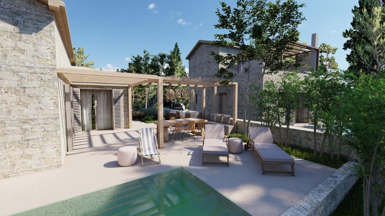 Papadria Villas - Modern Luxury Villas Near Kathisma Beach Tsoukaladhes Exterior photo